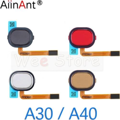 Back Home Button Touch ID Key Fingerprint Sensor Flex Cable For Samsung Galaxy A30 A40 A305F A405F