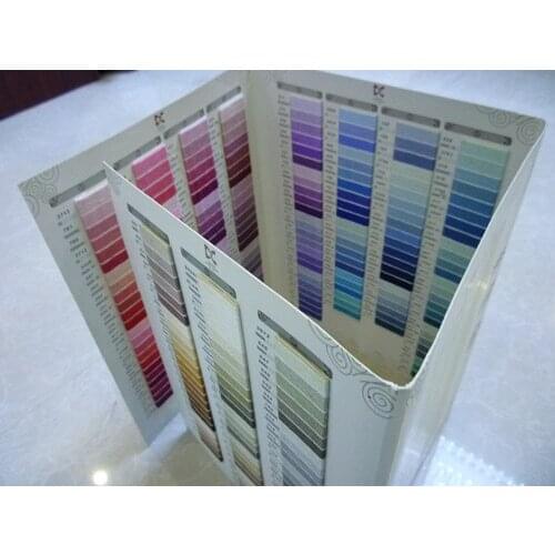 Practical Top Grade Cross Stitch Thread Floss 447 Color Map Book