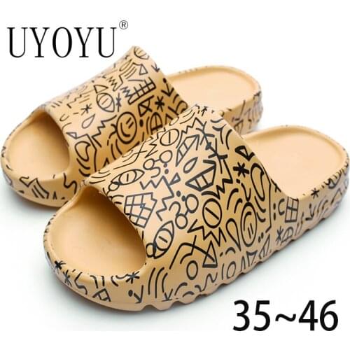 Brand Designer Kanye West 45 46 2021 fashion Woman Foam Slides summer Mens slide casual slippers beach Women shoes Sandals shoe