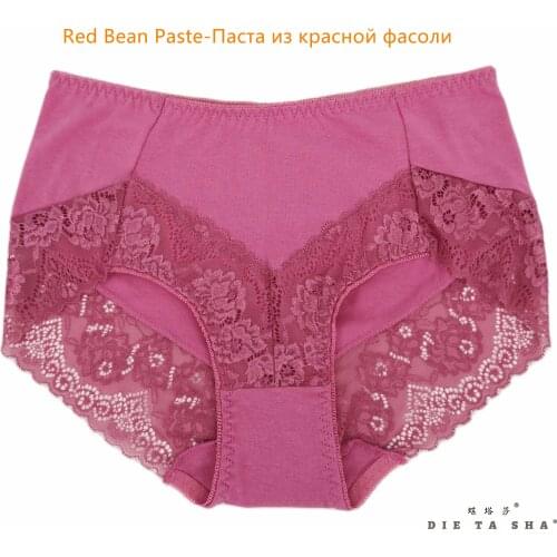 Big size cotton underwear for woman womens briefs sexy ladies' lace plus size panties for womens shapewear underwear belly