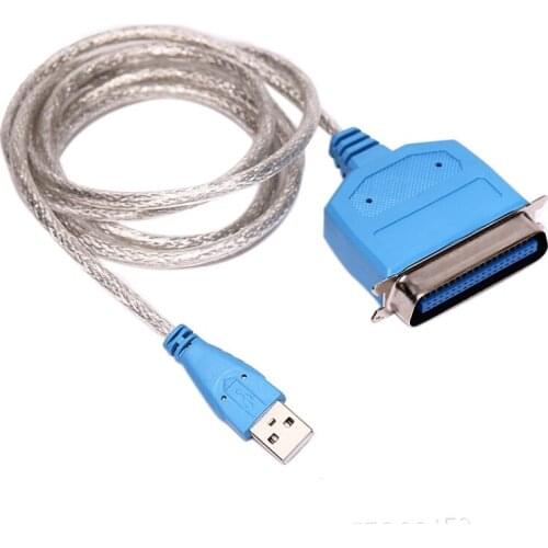USB Adapter Cable USB to IEEE 1284 Printer Adapter Cable Suitable for Desktop Computers and Laptops,5PCS