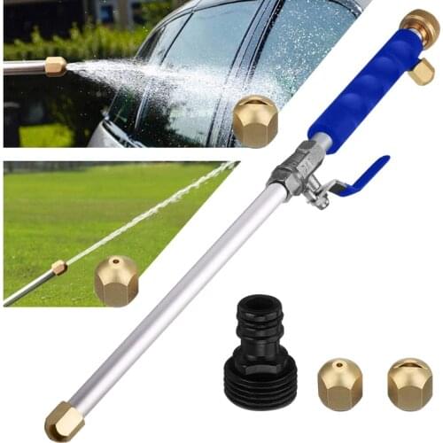 High Pressure Water Gun Spray Nozzle Metal Water Gun Power Car Washer Garden Sprinkler Cleaning Tool Jet Garden Washer Hose Wand