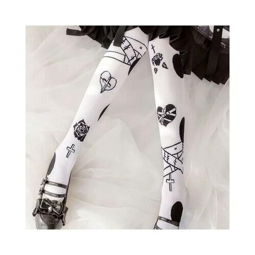 Japanese soft sweet female Lolita socks Lolita express girl sister knee high socks - cos transsexuals tights