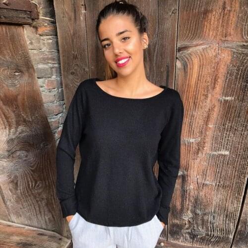 40# Women Backless Blouses Tops O-neck Lace Long Sleeve Sweatshirt Pullover Tops Blouse Shirt Open Back Sexy Leisure Shirts Топ