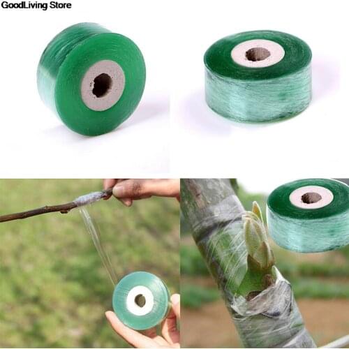 1Roll 2CM x 100M Plants Tools Self-adhesive Nursery Grafting Tape Stretchable Garden Flower Vegetable Grafting Tapes Supplies