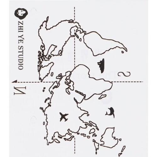 1PCS Mountain Universe Fake Men Tattoos Women Body Art New Design Waterproof World Map Temporary Tattoo Sticker