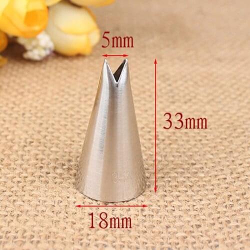 1Pcs Multi Purpose 304 Stainless Steel Leaves Cream Icing Piping Nozzles Cake Cream Decorating Cupcake Pastry 352