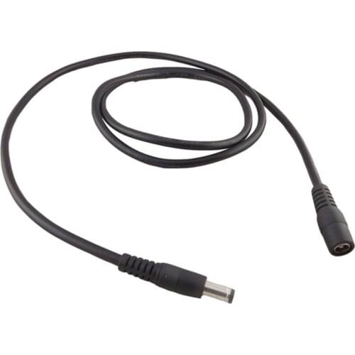 1x 1m/3ft DC Power Supply 5.5x 2.5mm Male to Female Extension Connector Cable Cord