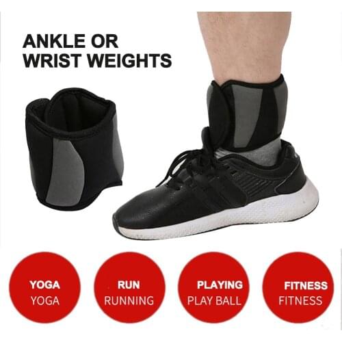 2PCS Ankle Strap Thigh Adjustable Cable Attachment Fitness Sports Gym Cuff Wrist Belt Double Leg Pulley Weight Lifting 1KG