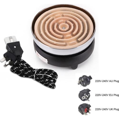 220V Kitchen Lab mini Electric stove electric household furnace thermostat hot milk cooker travel Hot Plate Hot Cook Heater