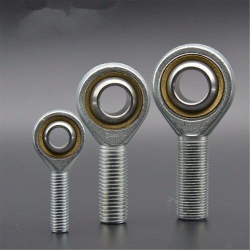 5pcs SA8/10/12/14T/K Male Rod End Joint Bearing External Threaded Eye Nut Bolt