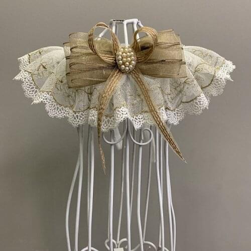 Pet Dogs Cat Handmade Collars Chic Lace Bowknot Bibs Collar For Small Medium Large Dogs Supplies Jewelry Accessories Pet Bib