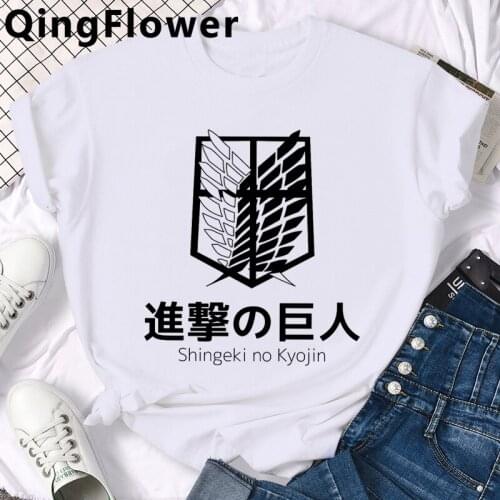 Anime Final Season Attack on Titan Shingeki No Kyojin t shirt male harajuku kawaii streetwear t shirt graphic tees women