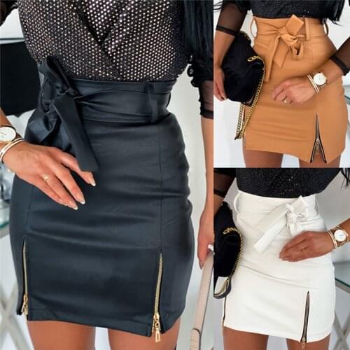GILIPUR High Waist Skirts For Women
