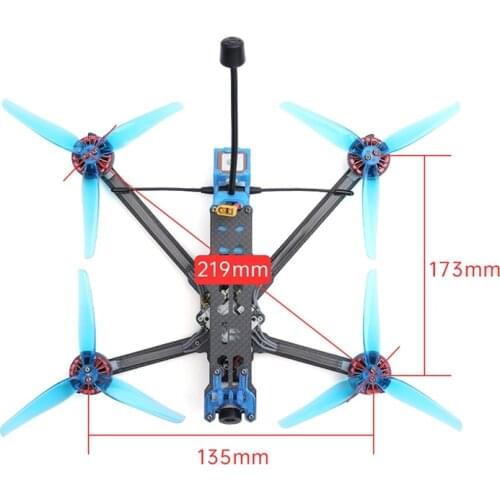 IFlight Chimera5 LR HD 4S 5 Long Range RC Drone with Nebula Pro Cam Digital HD System F7 45A AIO XING 2005 2550KV Motor