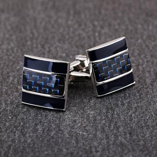 KFLK Jewelry shirt cufflink for mens Brand Black Cuff link 2020 High Quality Round Luxury Wedding Male