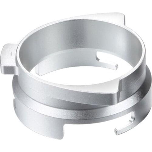 Handle Dedicated Coffee Dosing Ring Rotatable Aluminum Alloy Coffee Powder Receiving Loop Espresso Dosing Funnel for Coffee