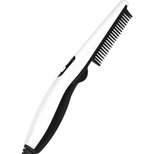 Multifunction Men Hair Straightening Modeling Beard Comb Straightening Self Straightening Electric Hair Comb Brush 1PC