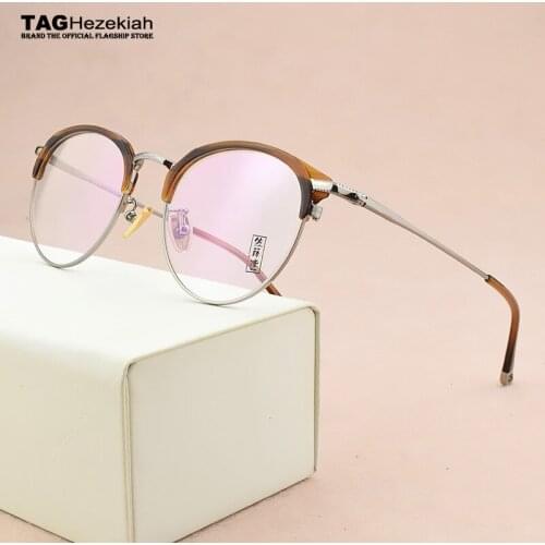 Fashion Brand glasses frame women Vintage Round Glasses Frame Men Ultralight eye glasses frames for men spectacle frames Womens