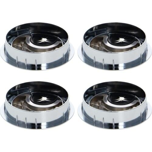 MroMax New Desk Threading Box Zinc Alloy Plating 51*61*13mm 53mm Bright Chrome/Pearl Silver/Brushed/Red/Green Ancient 1/2/4PCS