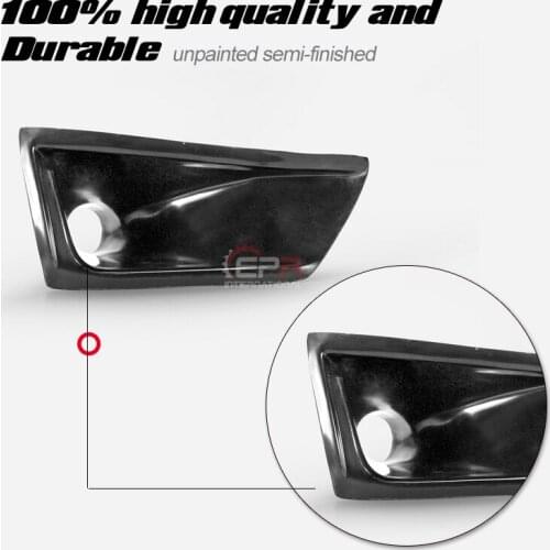 For Honda 14-18 Fit GK5 Track Type Fiberglass Front Bumper Intake Duct FRP Fiber Glass Air Vent Cover Drift Kit Tuning Set Trim