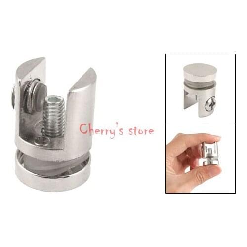 Best Promotion Wholesale Price Bathroom Shelf 8-12mm Thickness Glass Metal Holder Clip 10PCS/lot