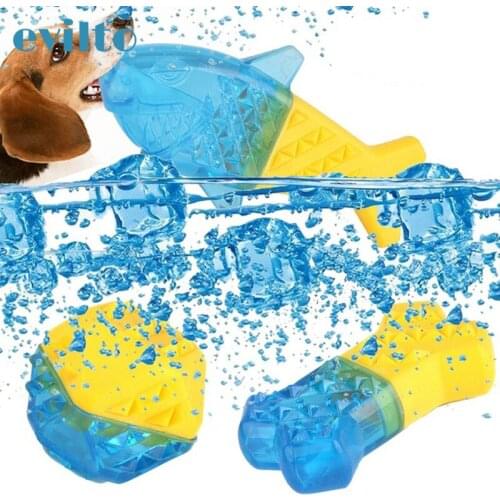 Durable Dog Chew Toys With Water Rubber Bone Toy Aggressive Chewers Dog Toothbrush Doggy Puppy Dental Care For Dog Pet Accessori