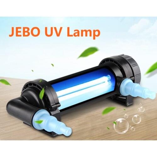 JEBO UV lamp fish tank sterilization lamp UV algae removal Aquarium Plant Mini Nano Series Water Cleaner Filter