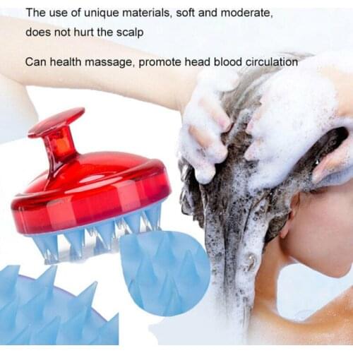 1pc Washing Comb Body Bath Spa Slimming Massage Brush Personel Health Comfortable Silicone Shampoo Scalp Massage Brush Hair