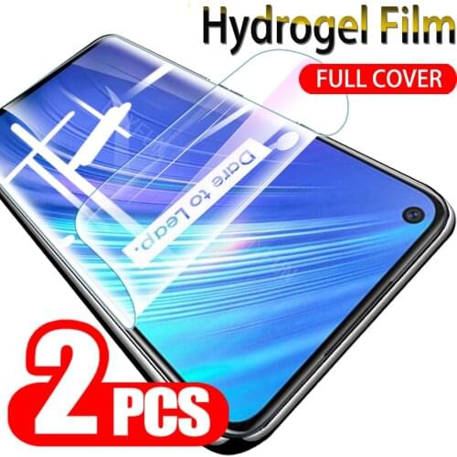 2PCS Safety Hydrogel Film For Oppo Realme 6 s 6s Transparent Soft Water Gel Protective Film Realme6 Screen Protector Not Glass