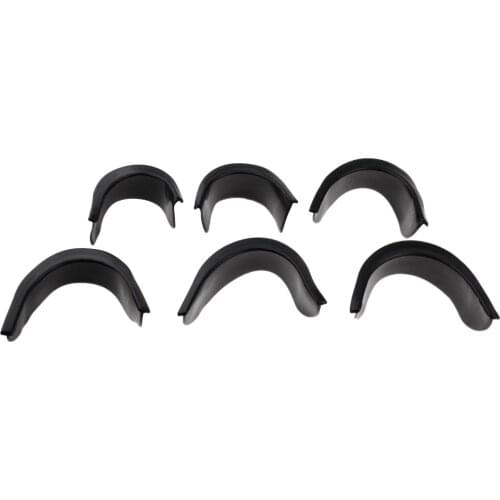 6pcs Rubber Billiard Plastic Pool Table Liners 4 Corner