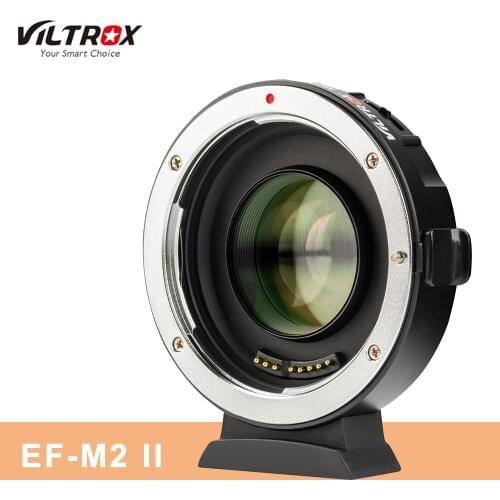 Viltrox EF-M2 II 0.71x Auto focus Lens Adapter for Canon EF mount lens to Panasonic Olympus M43 cameras GH4 GH5 GF6
