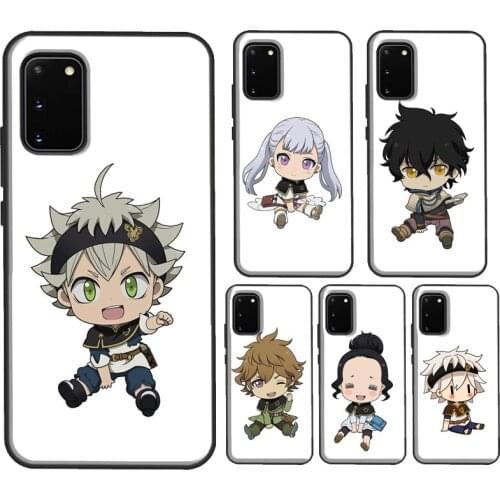 Anime Black Clover Cartoon For Samsung Galaxy S20 FE S21 Ultra Note 20 Note 10 Plus S10e S8 S9 S10 Plus Phone Case