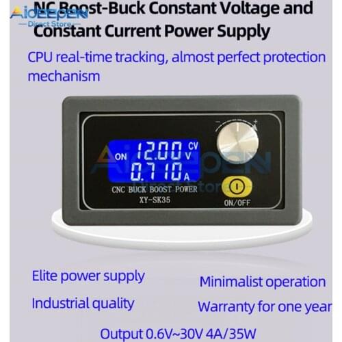DC-DC 5V 12V 24V Adjustable Automatic Buck Boost Solar Charging Power Supply Module CCCV Step UP Down Voltage Converter
