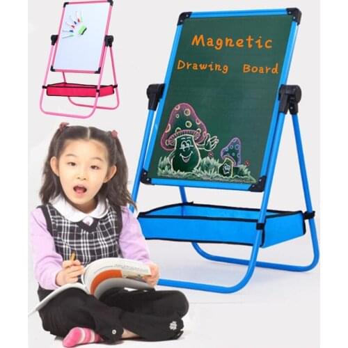 Children Double Sided Two-Color Small Drawing Board Kids Toy Magnetic Lift Color Painting Art Two In One Small Picture Board Toy