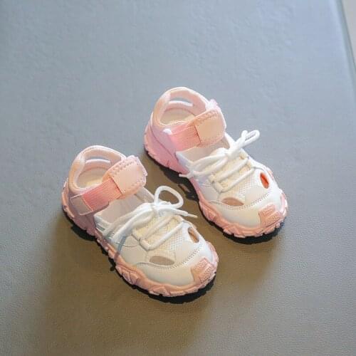 New Sport Children Shoes Kid Boy Girl Sneakers Sandals Summer Autumn Net Breathable Casual Hook & Loop Flat Running Outdoor