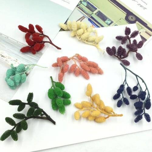 Preserved Fresh Flower DIY Material Package Mulberry Fruit Dried Flower Accessories Handmade Car Hanging Glass Cover Gift Box
