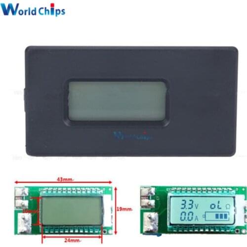 18650 Battery Lithium Li-ion Tester Capacity Current Voltage Detector LCD Meter High Quality