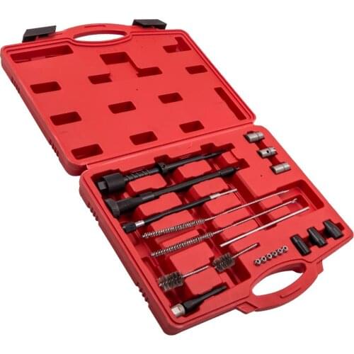 Cleaning Kit For Injector And Glow Plug Seats Injector Seats Brush Universal 21pcs