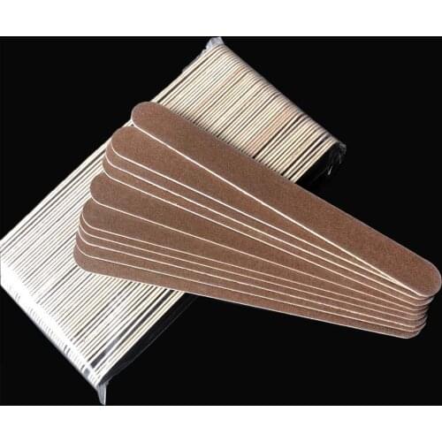 Natural nail file wood nail file wooden emery board manicure tool 50 pcs/lot