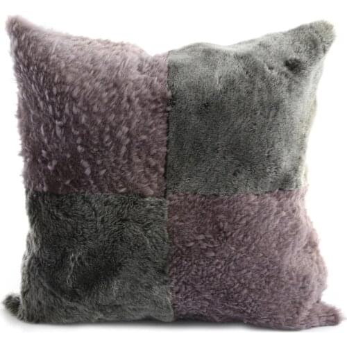 Genuine lamb fur, comfortable and soft square pillow hotel home living room bedroom sofa decorative ornament pillow