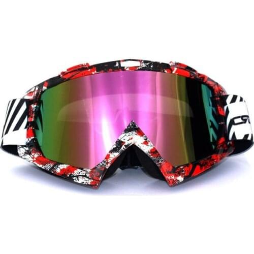 New High quality Graffiti Frame Motocross Goggles Oculos Motocross Motorcycle Dirt Bike ATV MX Off-Road Helmets Goggles gafas