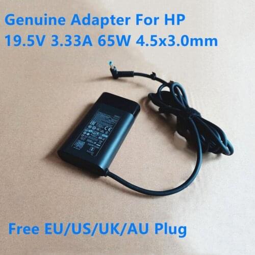 Genuine 19.5V 3.33A 65W TPN-LA14 TPN-DA14 L23960 AC Adapter For HP ENVY X360 15-CP0010NR 15-CN0003CA Laptop Power Supply Charger