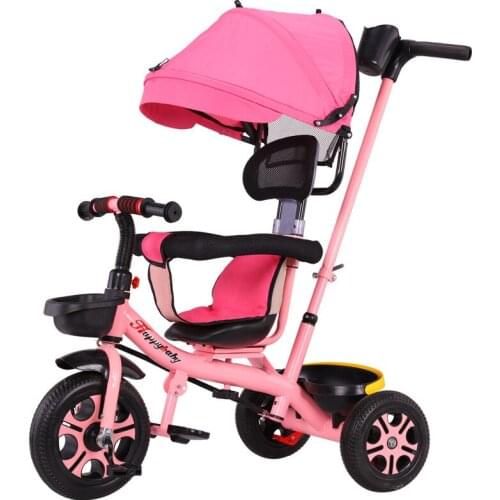 0-6Y Multi-function Baby Rotating Seat Trike Baby Stroller Tricycle Bicycle Children Can Ride Bicycle Toddler Push Tricycle