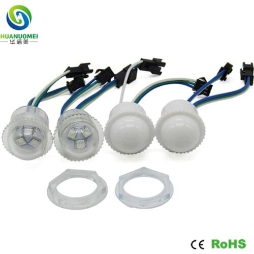 12V 26mm 3LEDs WS2811 UCS1903 RGB Pixel LED Module 5050 SMD Addressable Christmas Lights TV Solar Amusement Park Ride Bulb Lamp