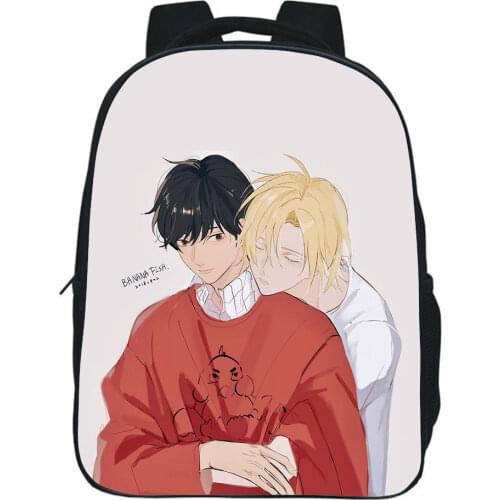 Banana Fish Backpack Cartoon School Backpack Students Boy Girl Bookbag Galaxy Print Bagpack Manga School Bags Kawaii Knapsack