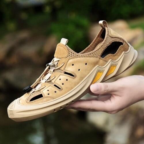 Sandalias Hombre Verano Summer Men Sandals Sandale Ete Homme Sandalet Erkek Leather Roman Sport Shoes Beach Cuir Classic