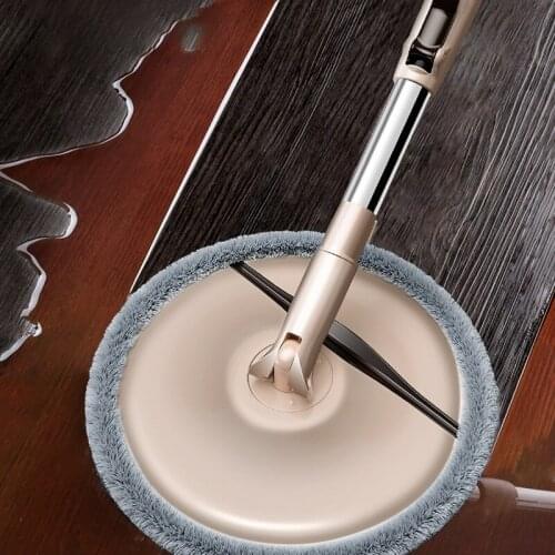 Reinforced plastic bucket body Rotary mop household one-mop dry and wet dual-use non-slip bottom design lazy mop hand-free washi