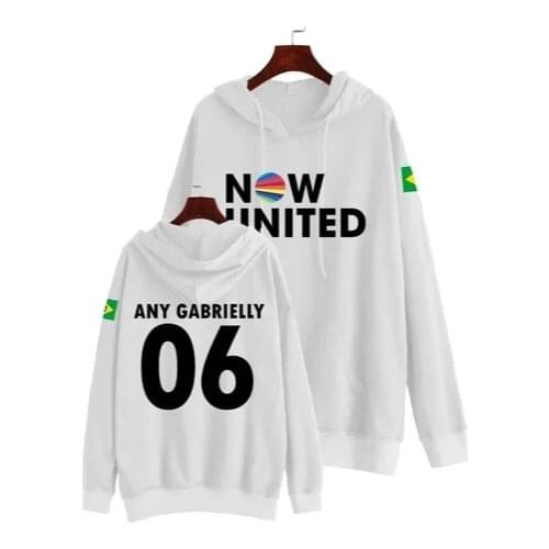 2021 Now United Hoodie Sweatshirts Men Women Any Gabrielly 06 Brasil Pullover Unisex Harajuku Tracksuit Plus Size 4XL