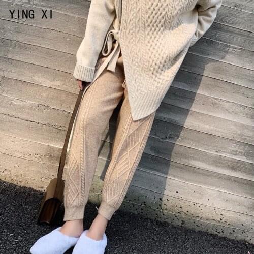 YING XI Women's Knitted Trousers